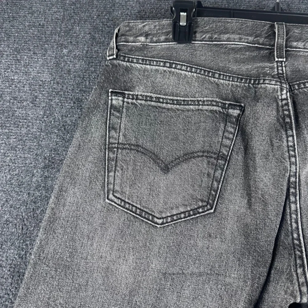 Levi's 501 Original Jeans Mens 34x29 Gray Washed Distressed Straight Leg NWT
